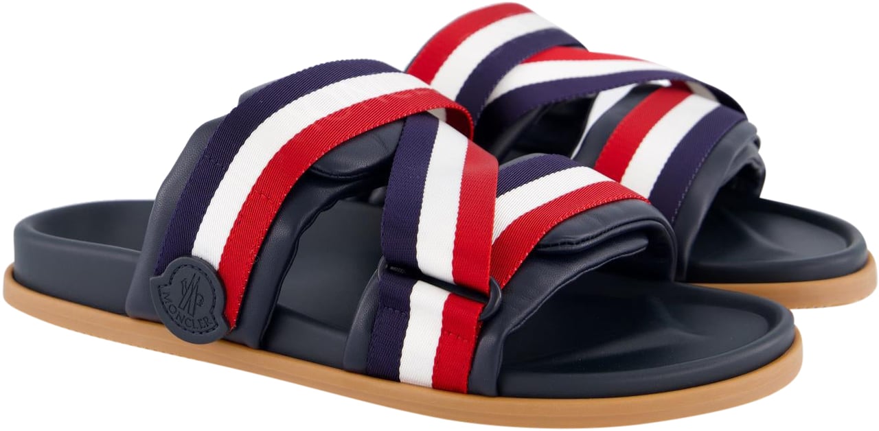 Moncler Heren Mon Summer Sandals Blauw Blauw