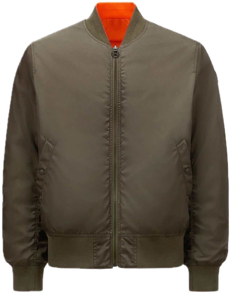 Moncler Coats Green Donkergroen