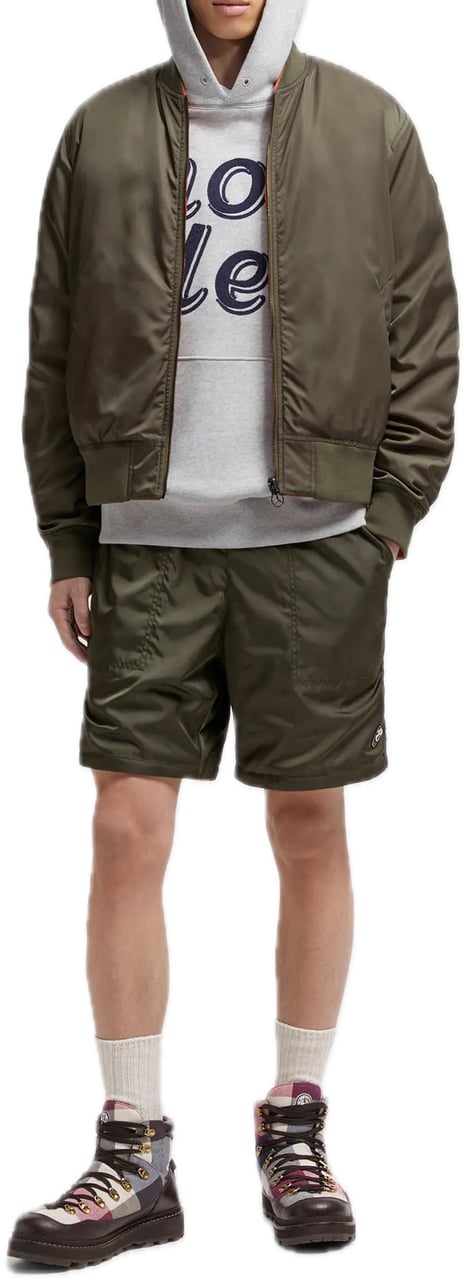 Moncler Coats Green Donkergroen