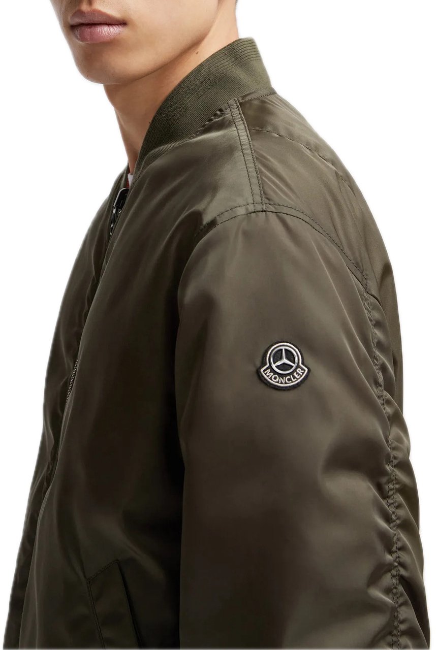 Moncler Coats Green Donkergroen