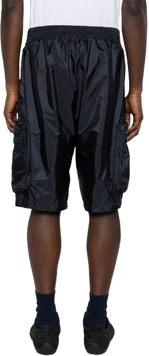 Moncler Shorts Blue Zwart