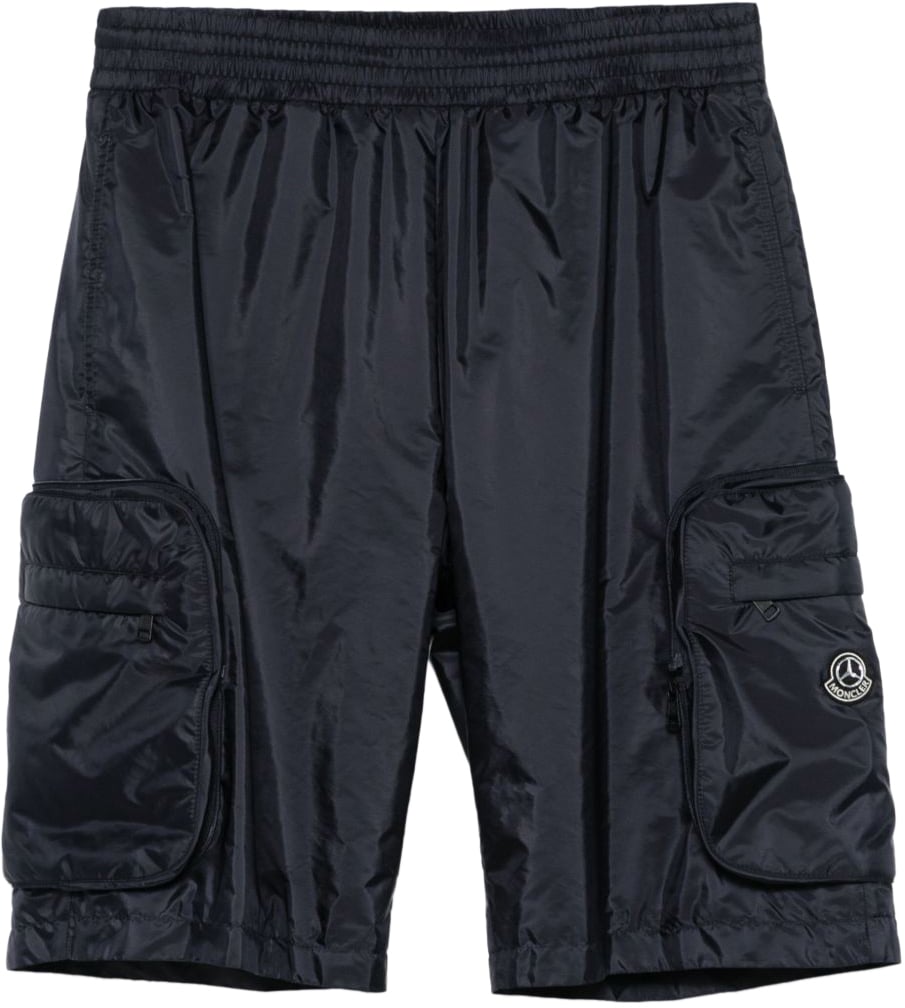 Moncler Shorts Blue Blauw