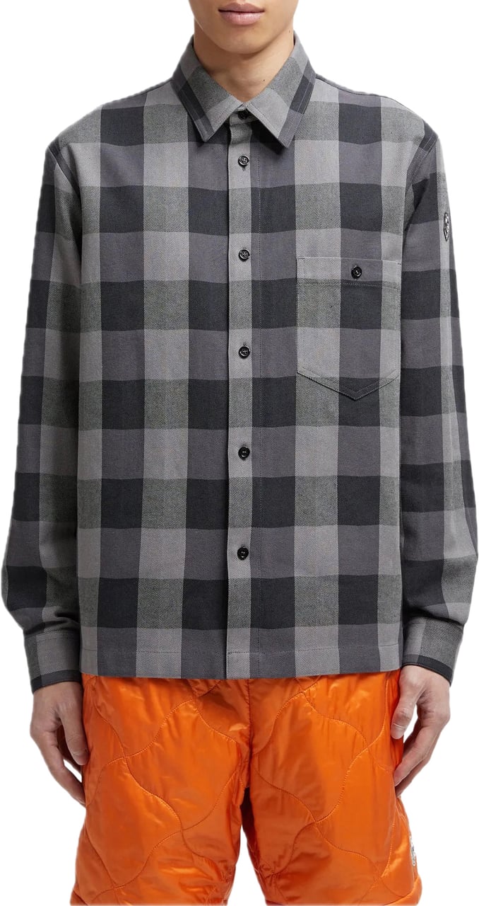 Moncler Shirts Grey Grijs