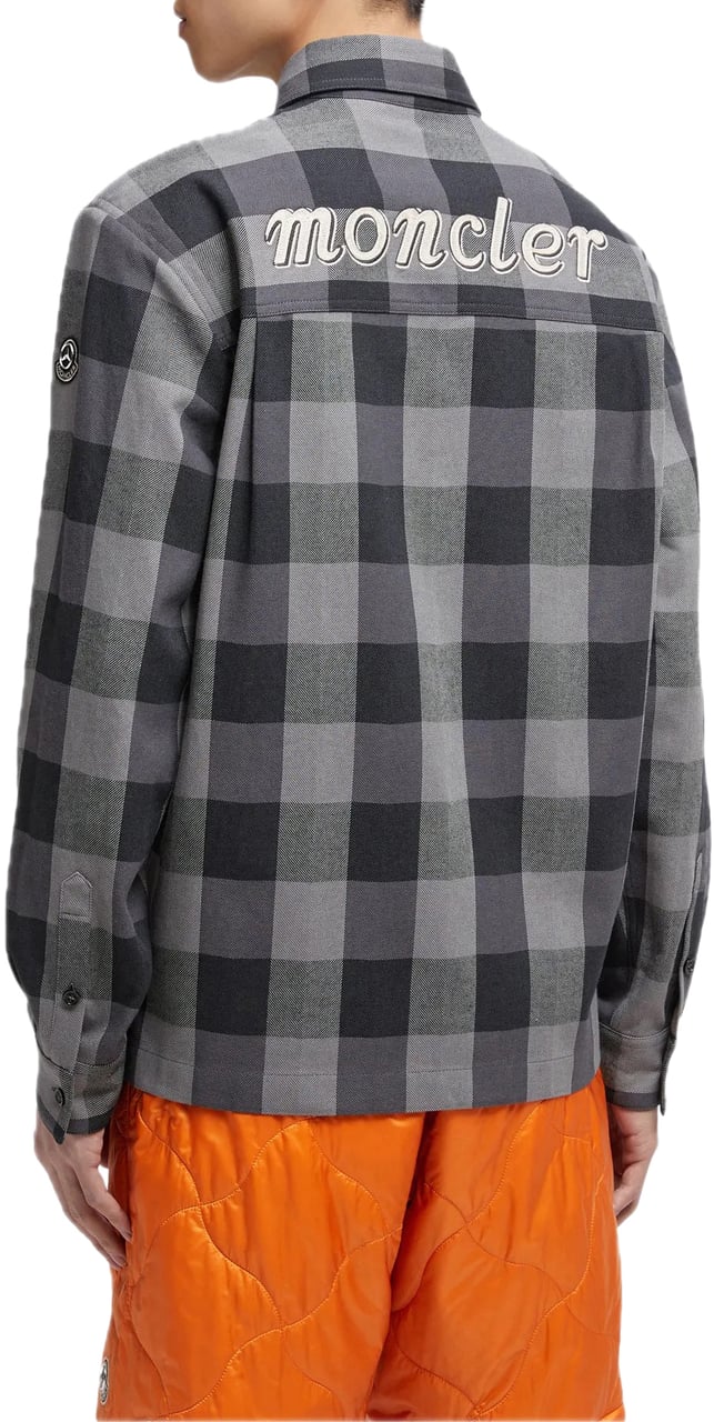 Moncler Shirts Grey Grijs