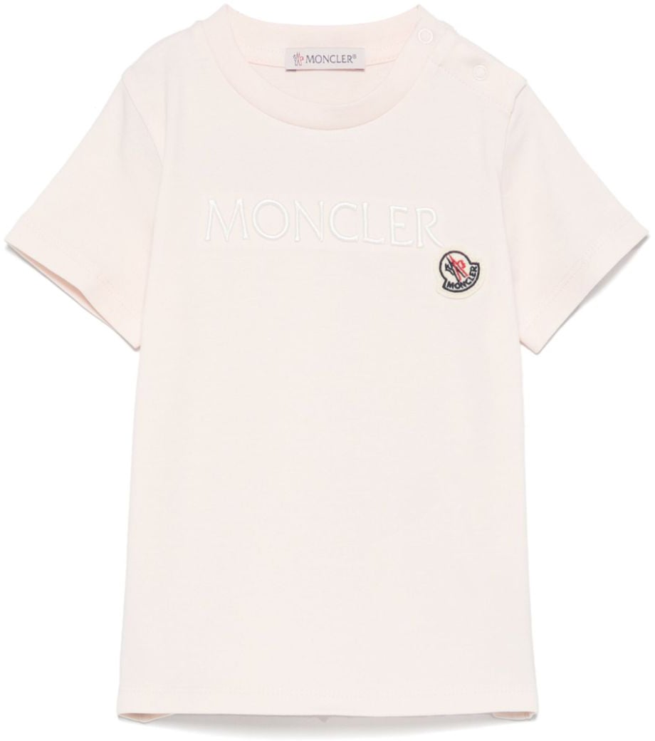 Moncler T-Shirts And Polos Pink Roze