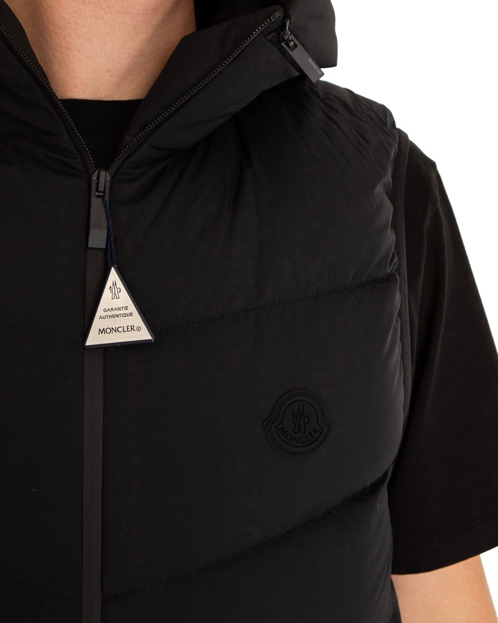 Moncler Heren Guersac Bodywarmer Zwart Zwart