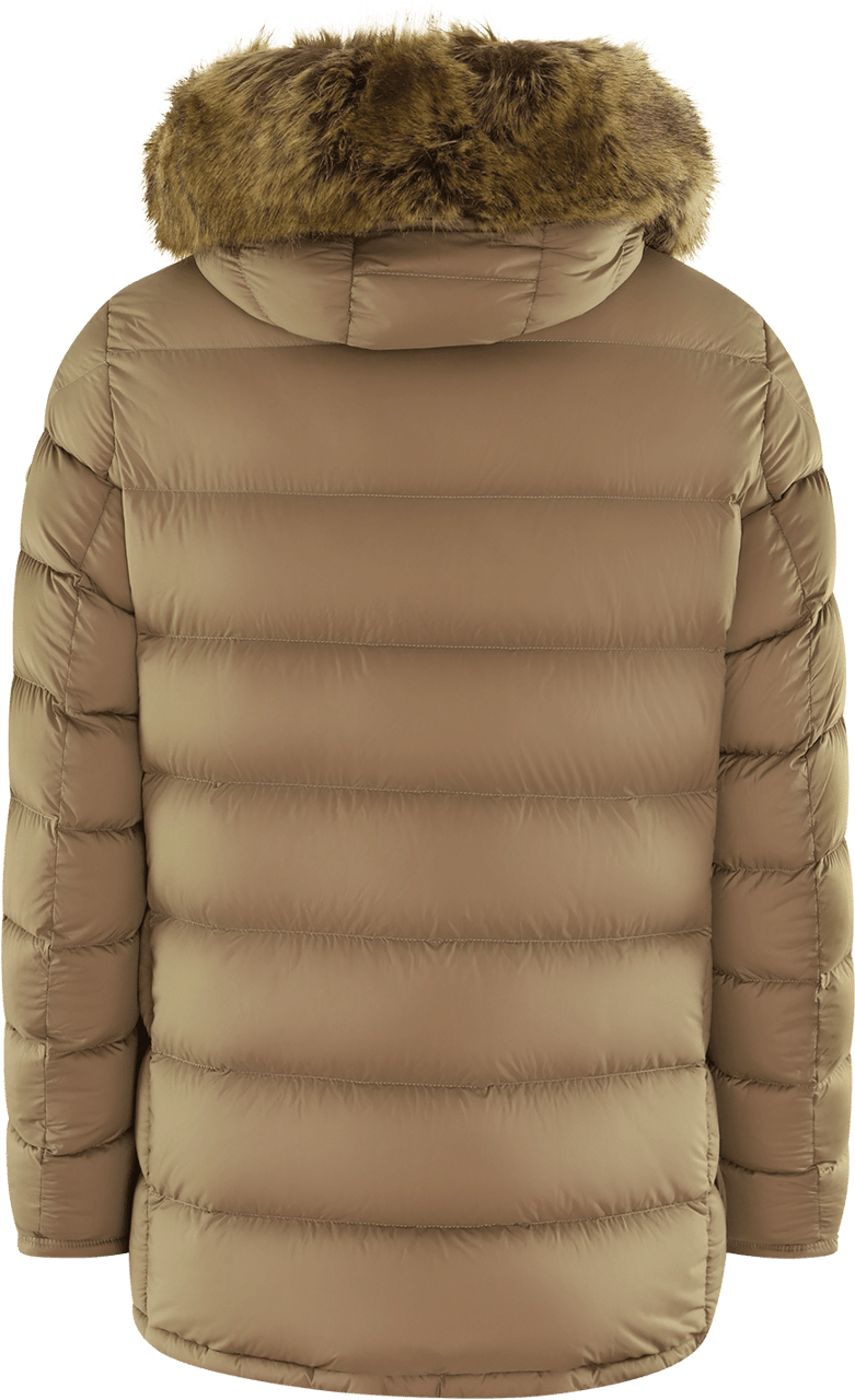 Moncler Heren Clunye Short Parka Beige
