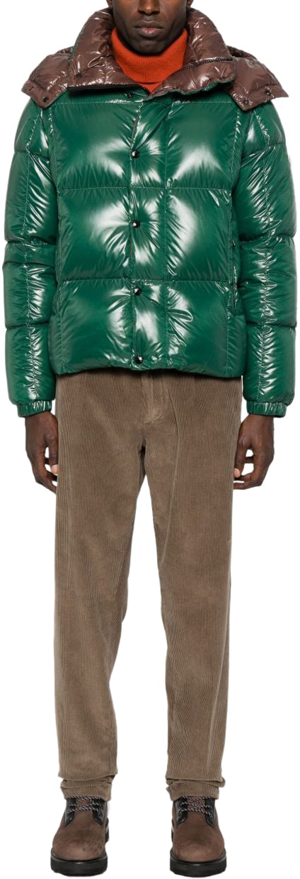 Moncler Coats Green Groen