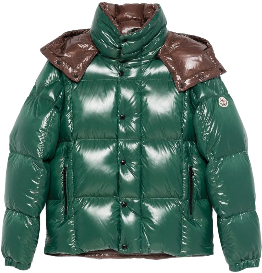 Moncler Coats Green Groen