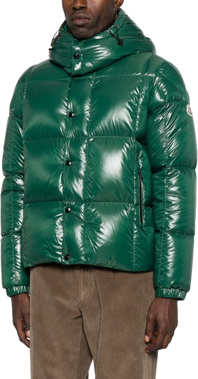 Moncler Coats Green Groen
