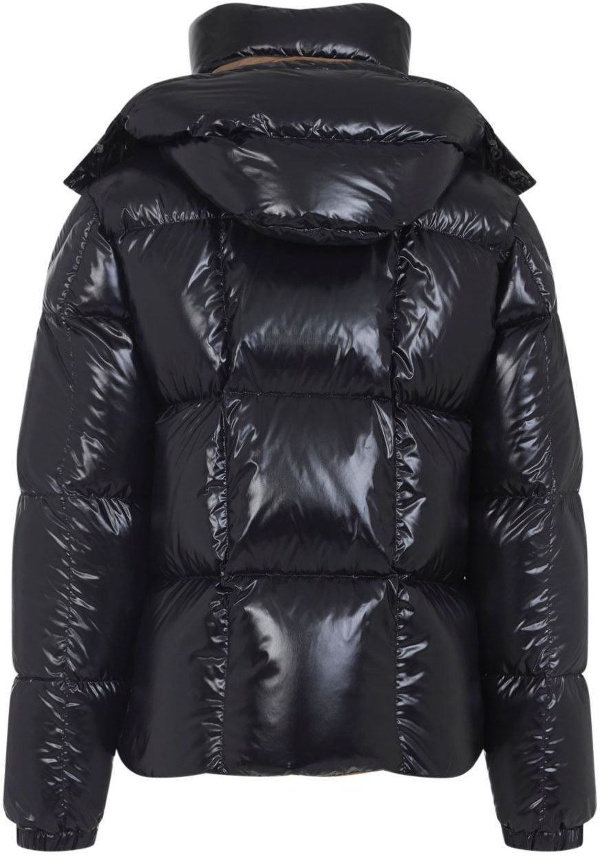Moncler Coats Black Zwart
