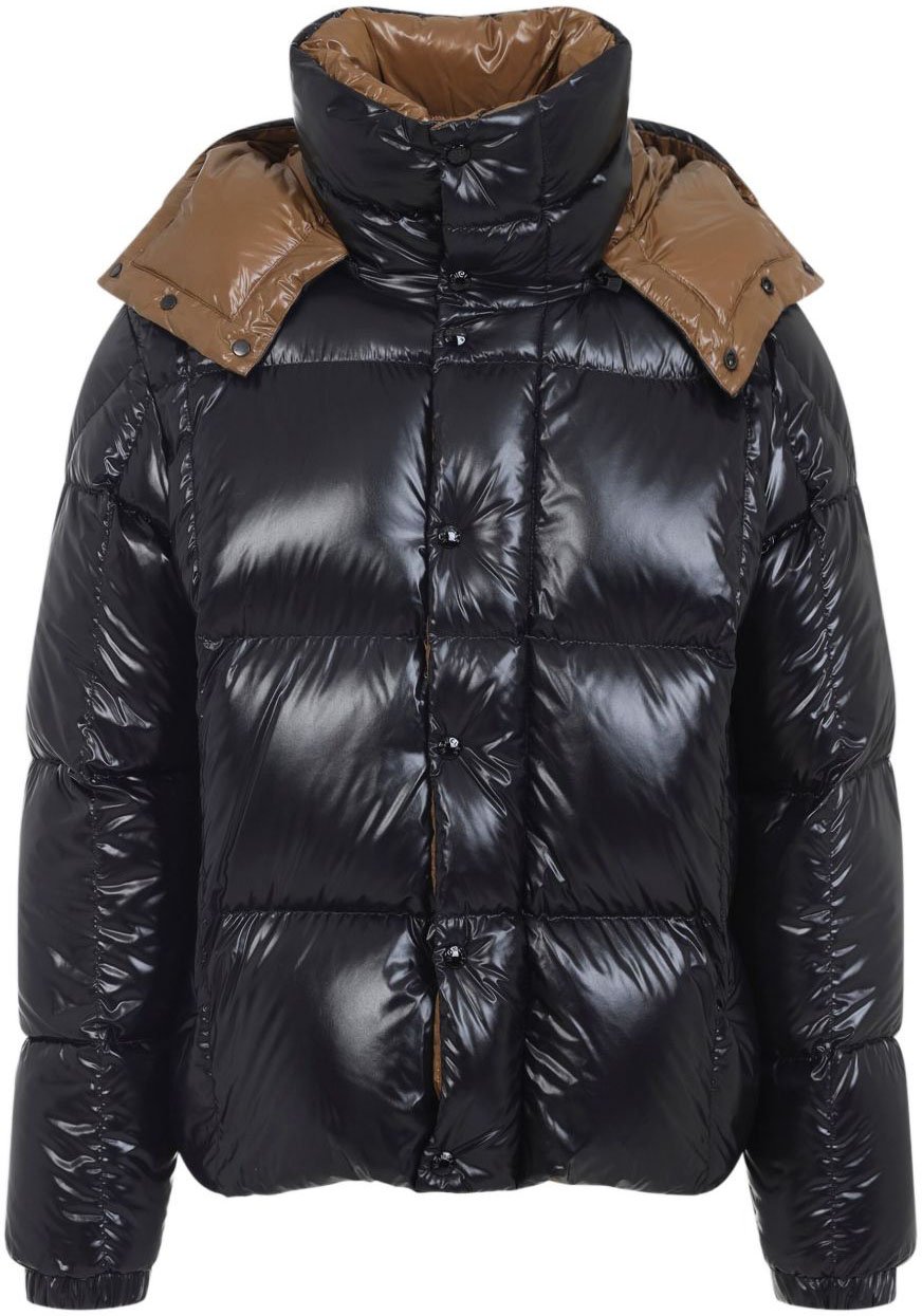 Moncler Coats Black Zwart