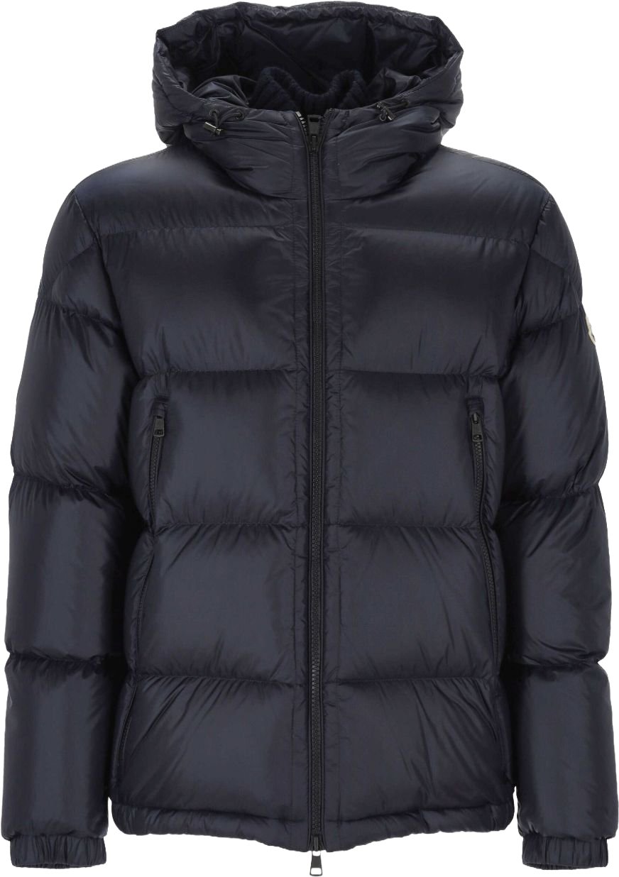 Moncler Coats Blu Navy