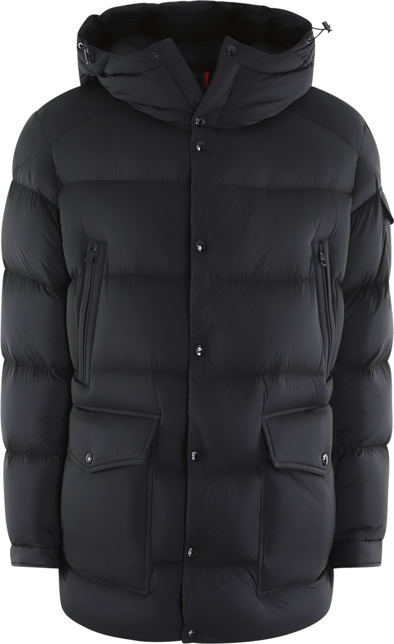 Moncler Heren Bretagne Short Parka Blauw
