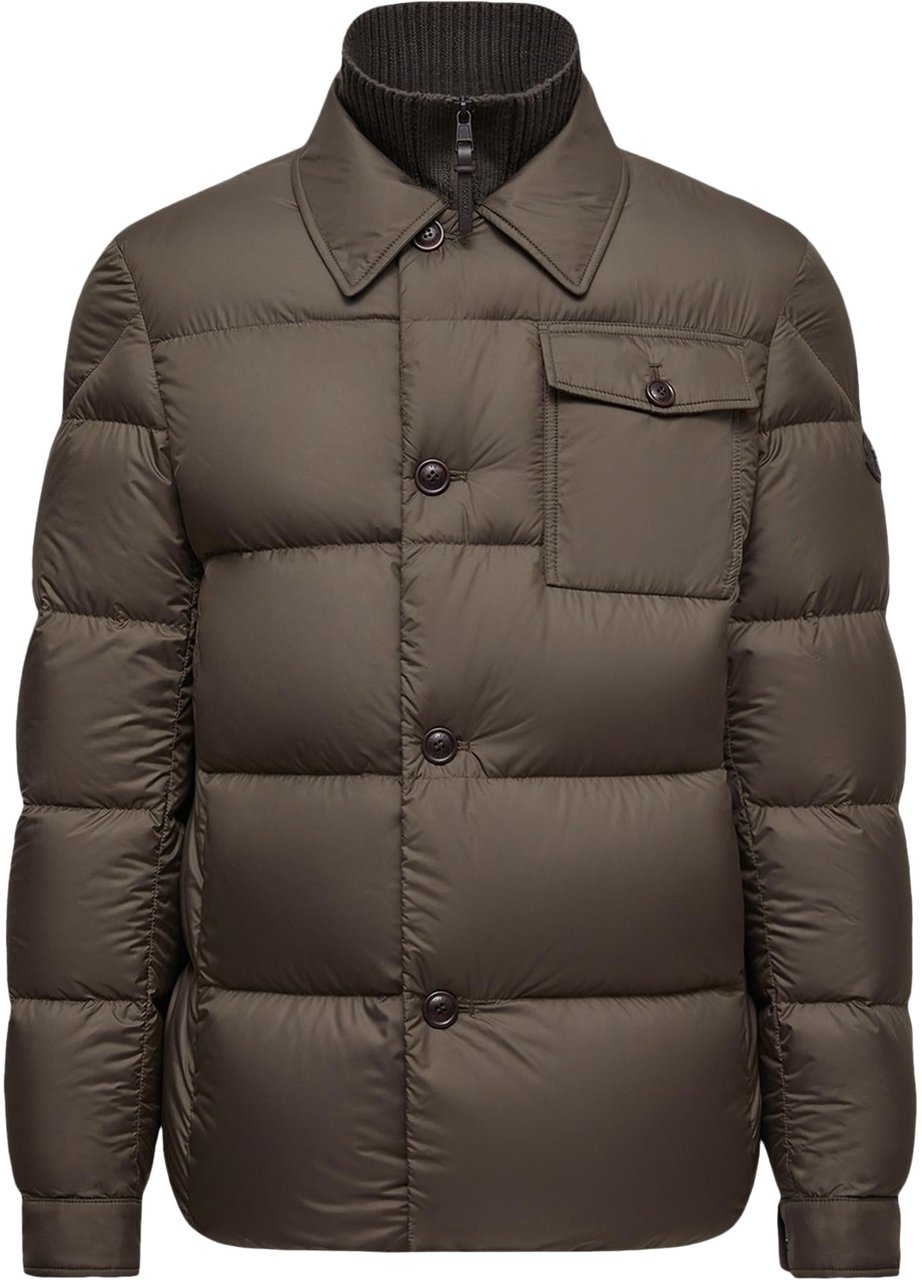 Moncler Heren Pres Shirt Jacket Groen