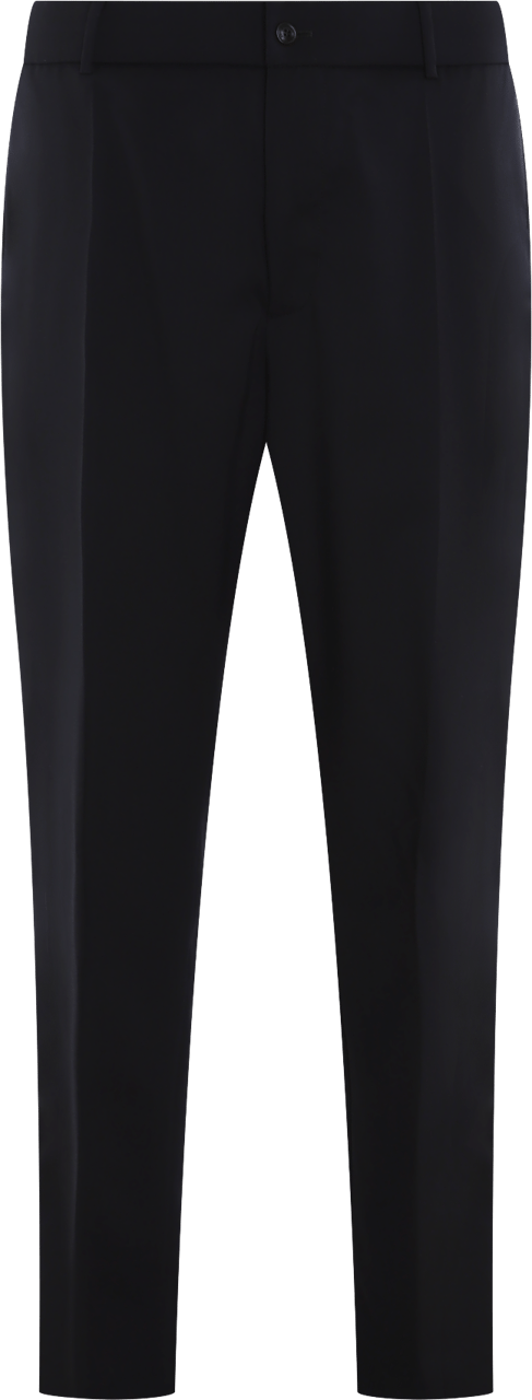 Moncler Heren Logopatch Pantalone Blauw Blauw