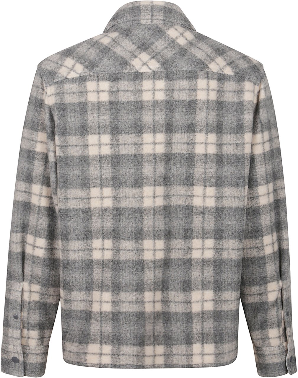 Moncler Shirt Jacket Grey Grijs