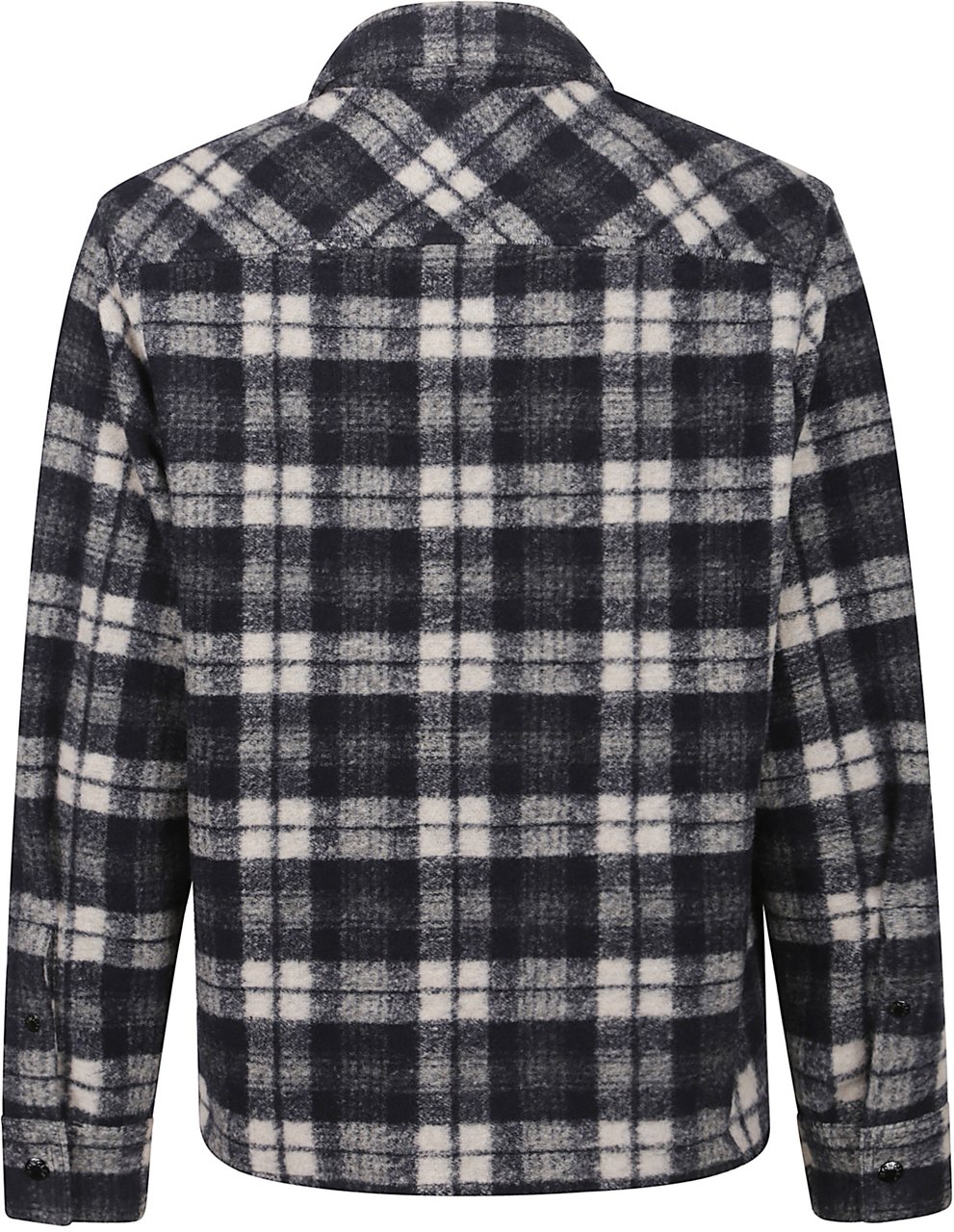 Moncler Shirt Jacket Blue Blauw