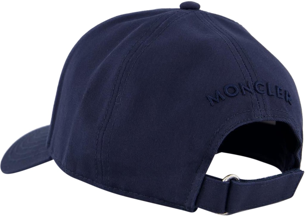 Moncler Heren Baseball Cap Blauw Zwart