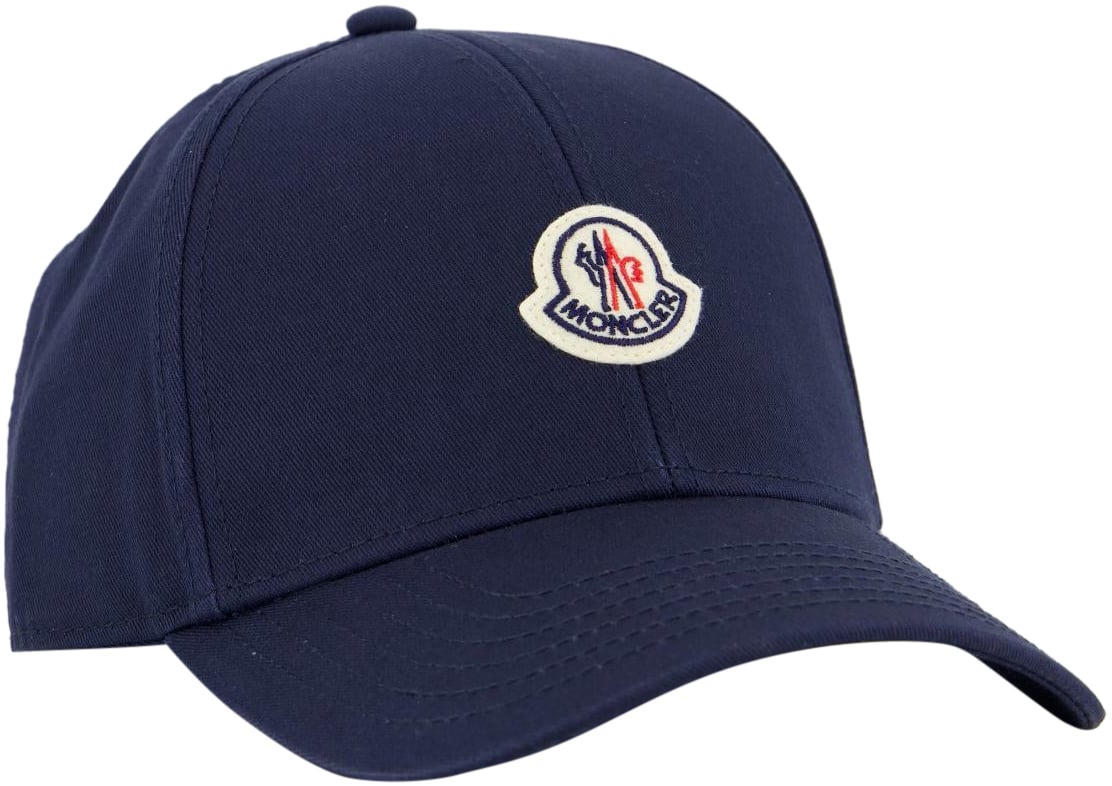 Moncler Heren Baseball Cap Blauw Zwart