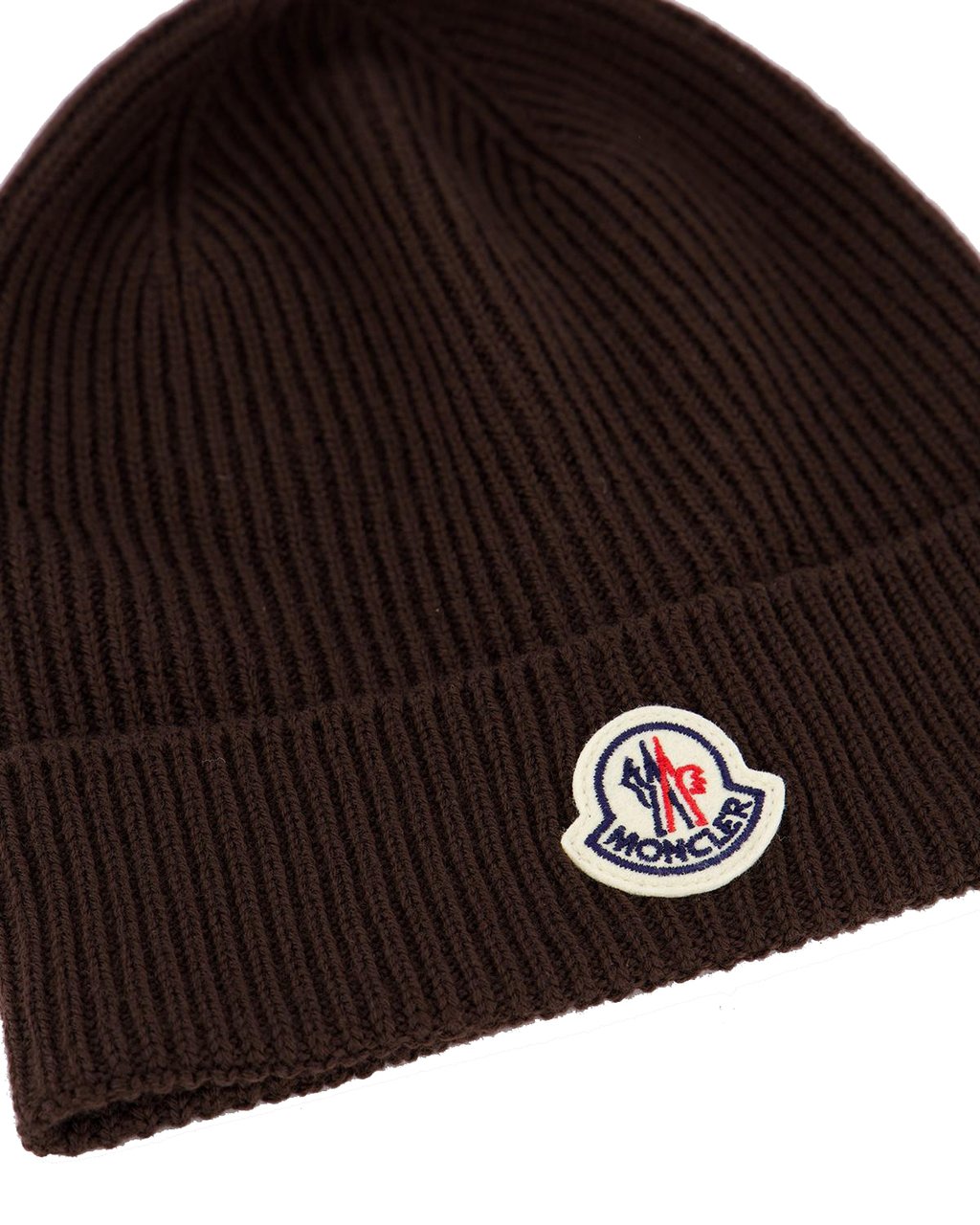 Moncler Heren Rib Muts Bruin Bruin