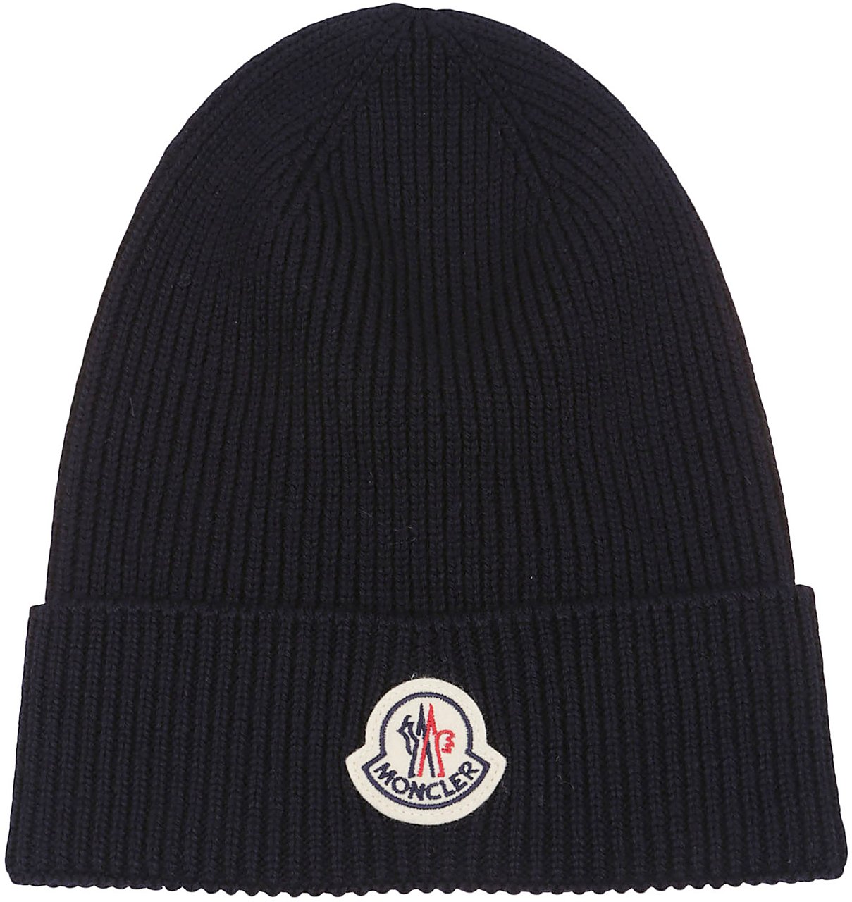 Moncler Tricot Beanie Blue Blauw