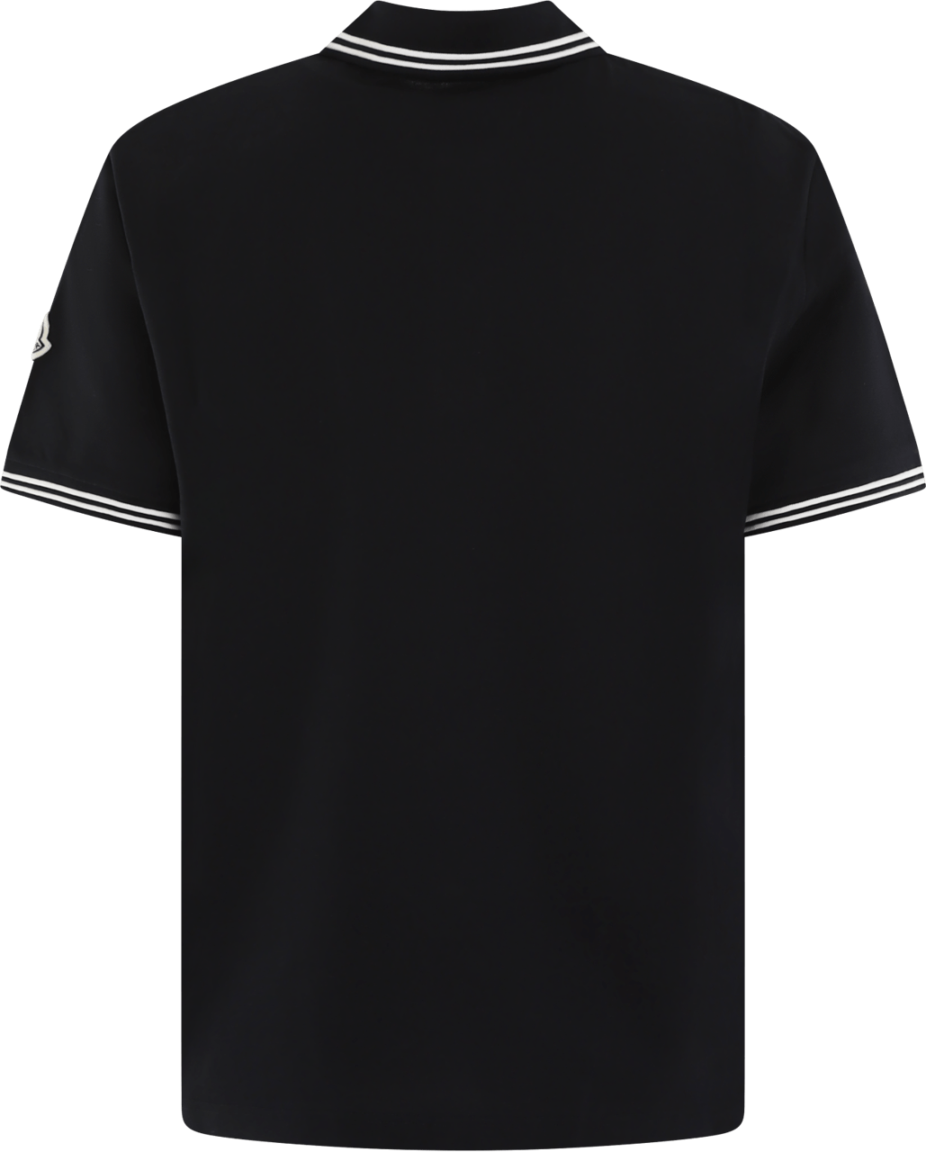 Moncler Heren Embroidered Logo Polo Blauw Blauw