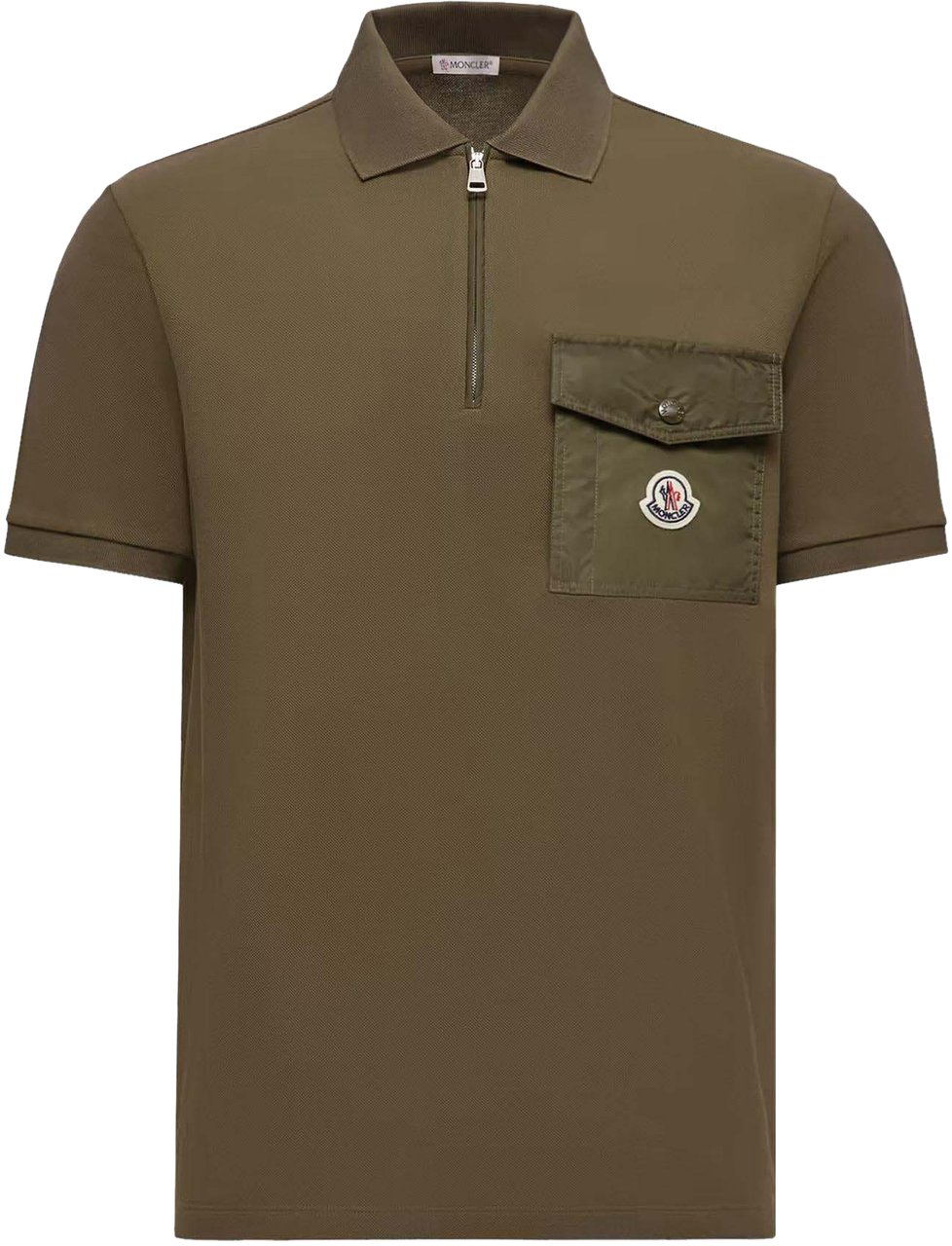 Moncler Heren Ss Polo Groen