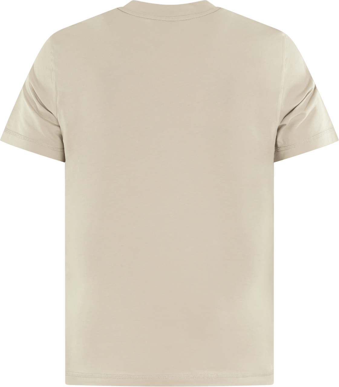 Moncler Heren Logopatch T-Shirt Beige Beige