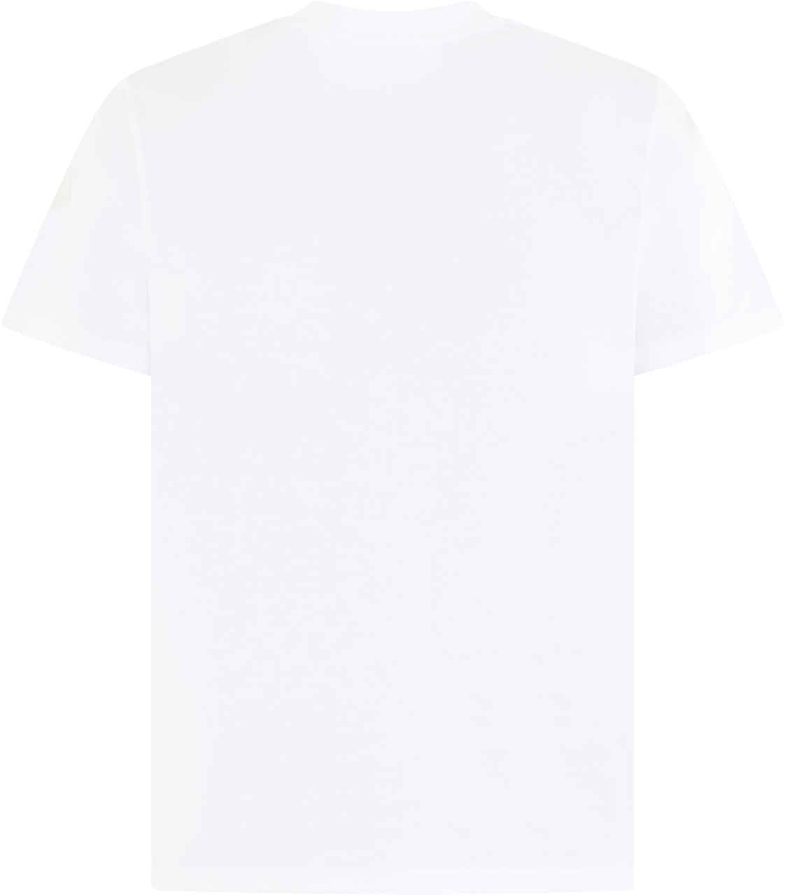 Moncler Heren Logoprinted T-Shirt Wit Wit