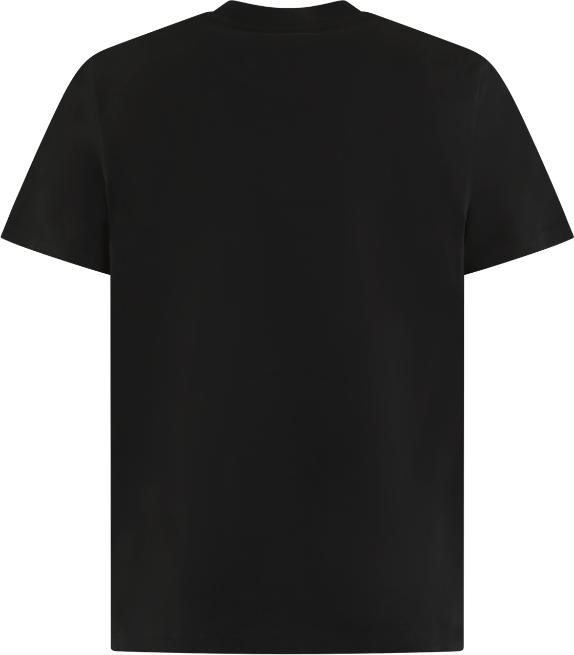 Moncler Heren Logoprinted T-Shirt Zwart Zwart