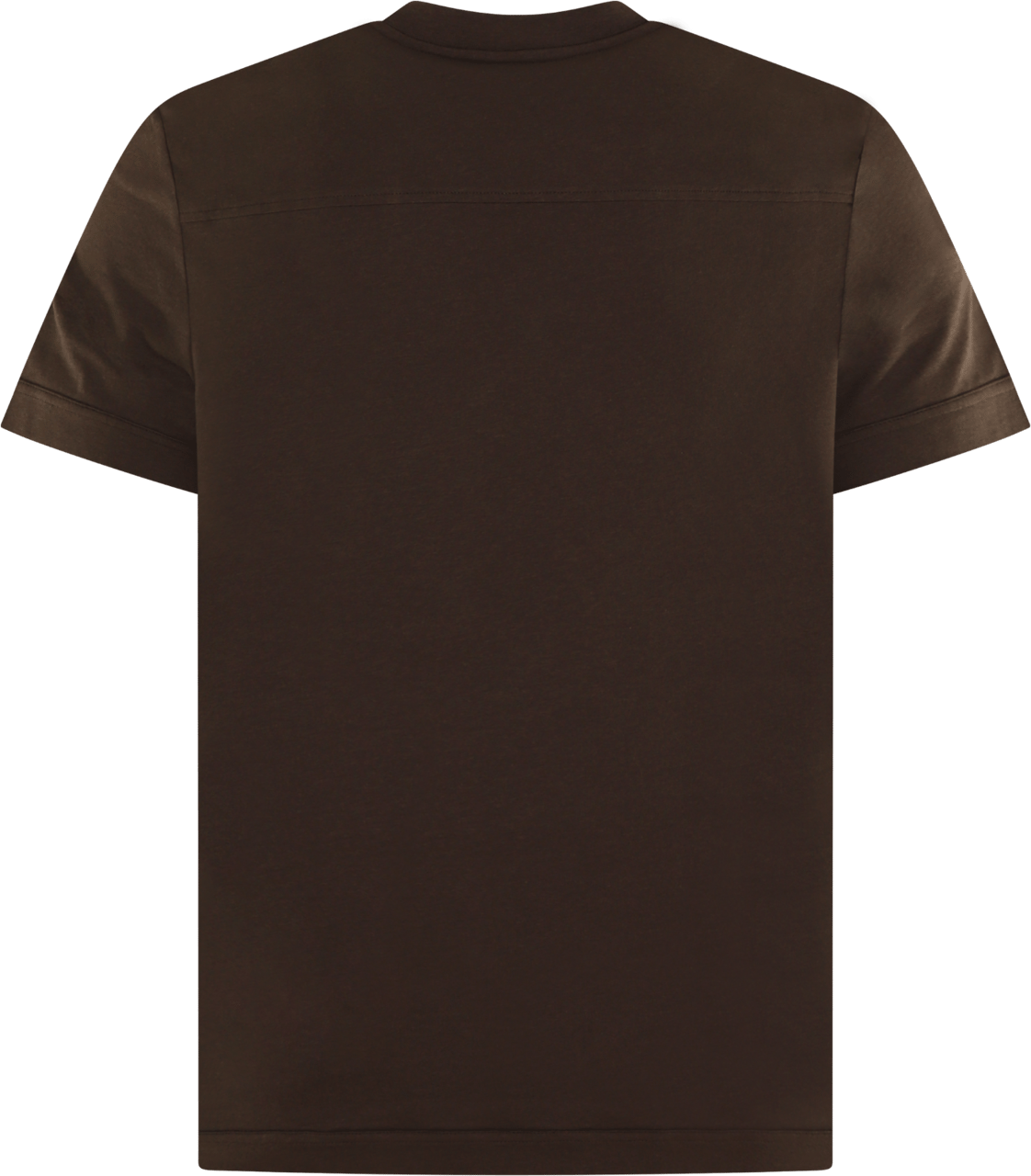 Moncler Heren Pocket T-Shirt Bruin Bruin