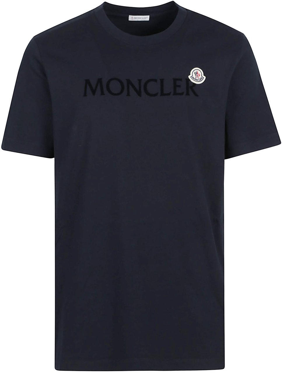 Moncler Logo T-shirt Blue Blauw