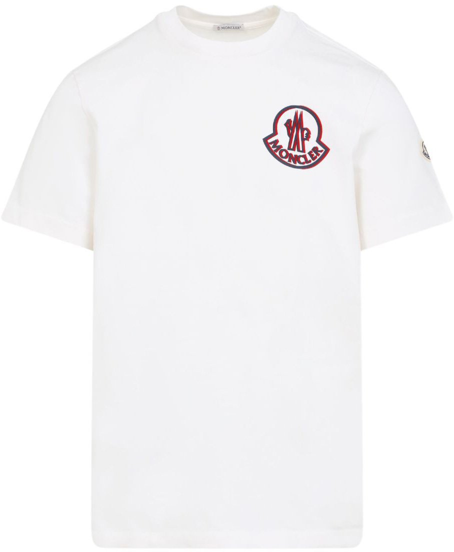 Moncler T-Shirts And Polos White Wit