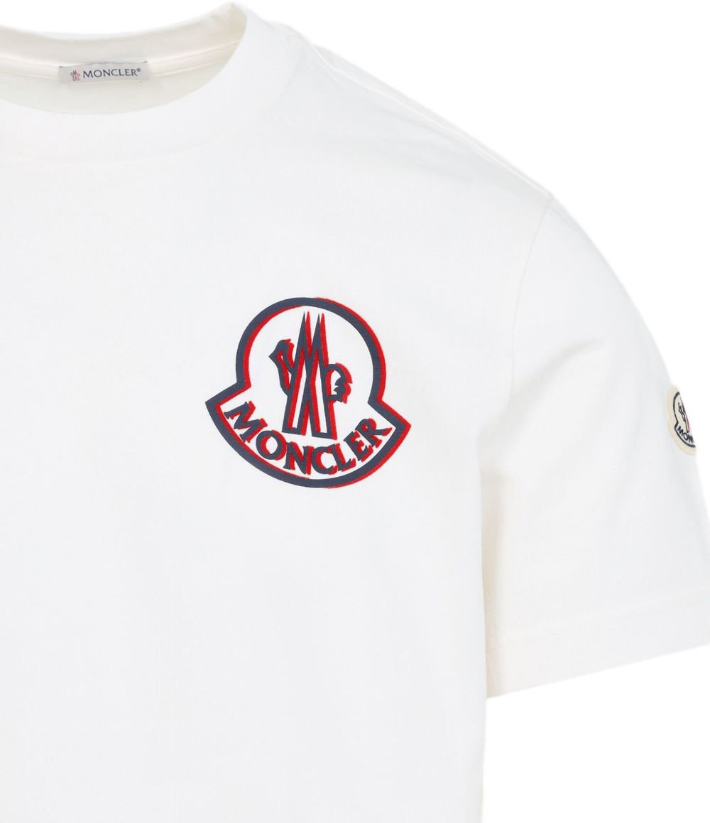 Moncler T-Shirts And Polos White Wit