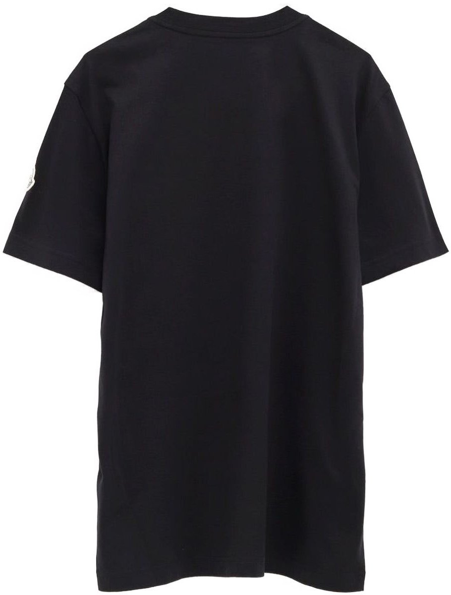 Moncler T-Shirts And Polos Black Zwart