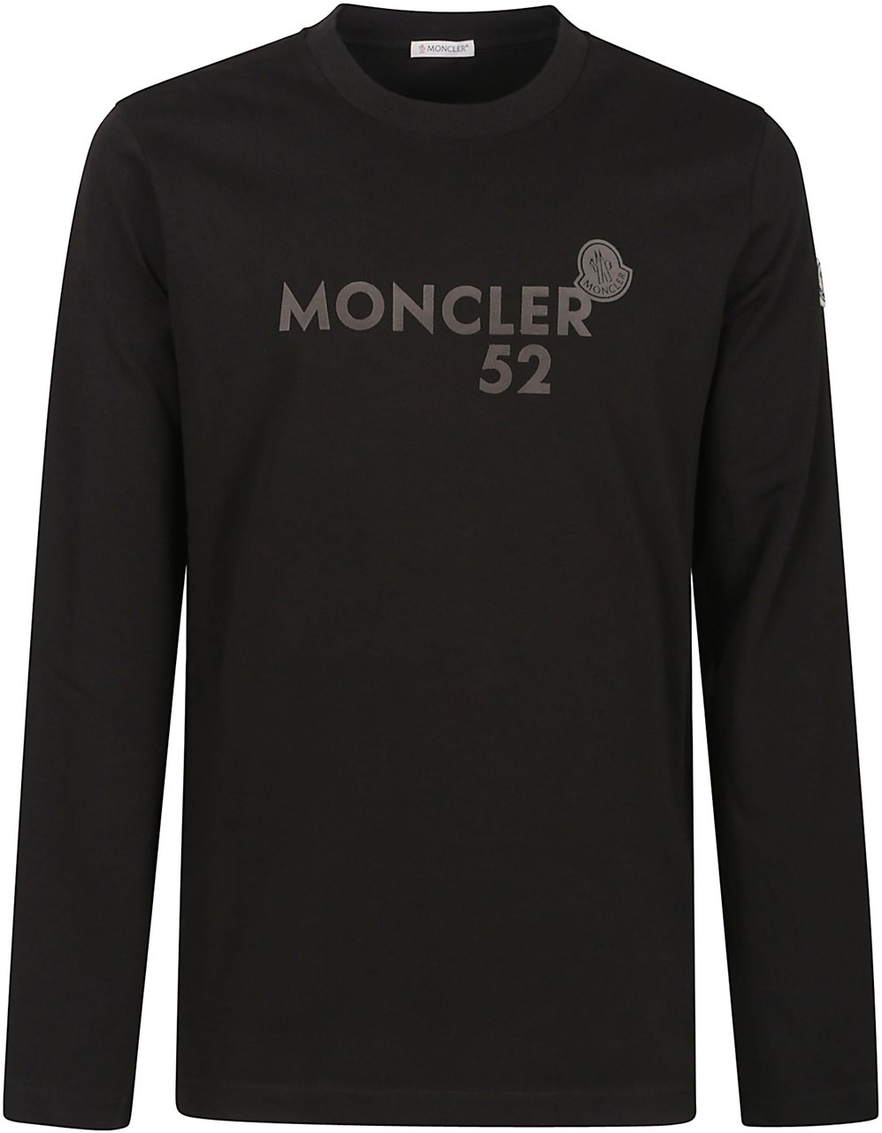 Moncler Long Sleeve T-shirt Black Zwart