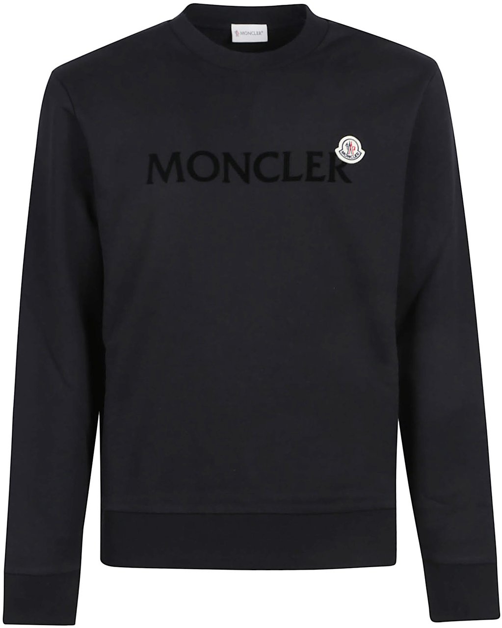 Moncler Logo Sweatshirt Black Zwart