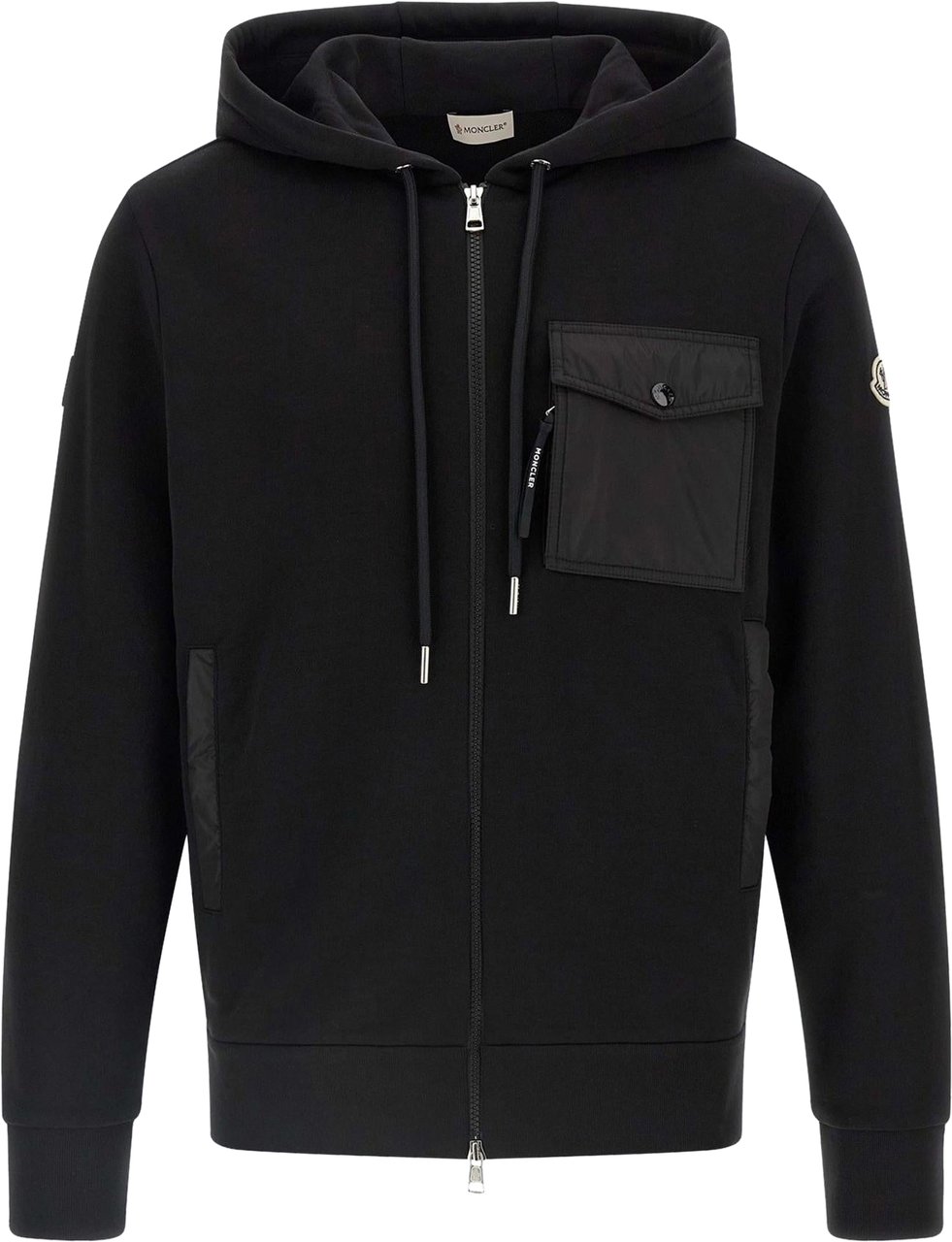 Moncler Heren Zip Up Cardigan Zwart