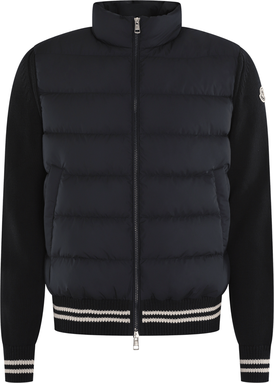 Moncler Heren Padded Cotton Jacket Blauw Blauw
