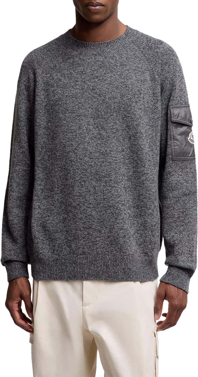 Moncler Heren Crew Neck Grijs