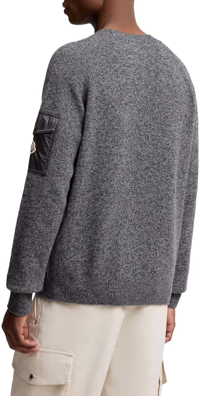 Moncler Heren Crew Neck Grijs