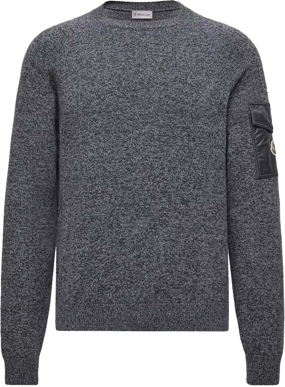 Moncler Heren Crew Neck Grijs