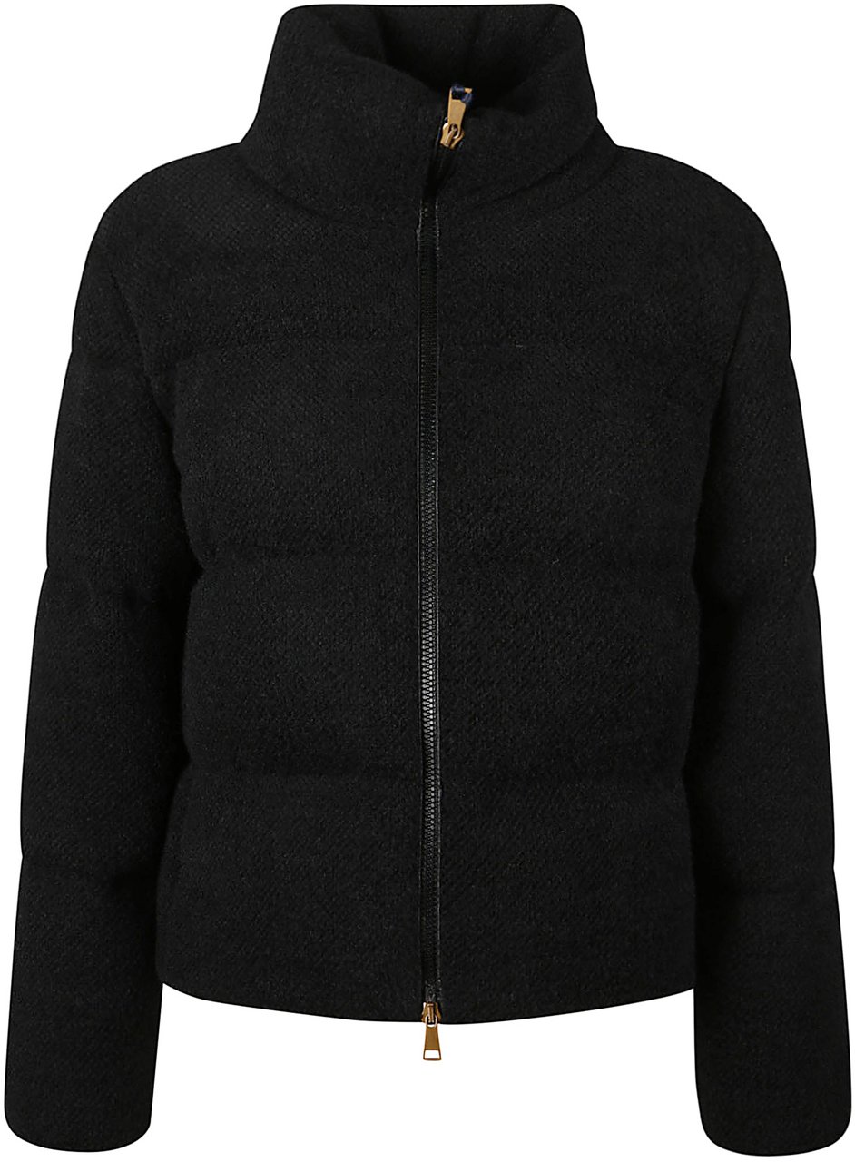 Moncler Mornas Down Jacket Black Zwart