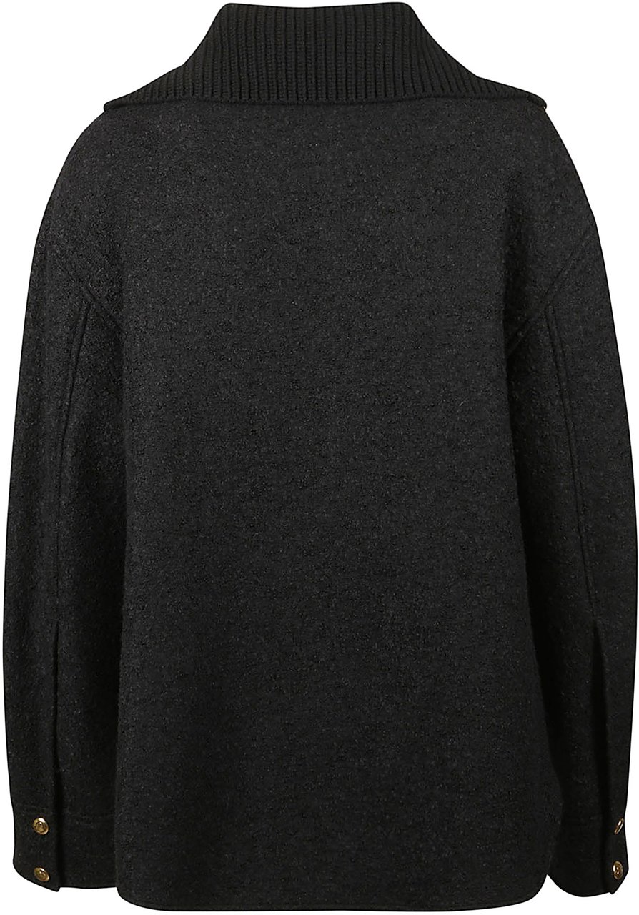 Moncler Shirt Jacket Black Zwart