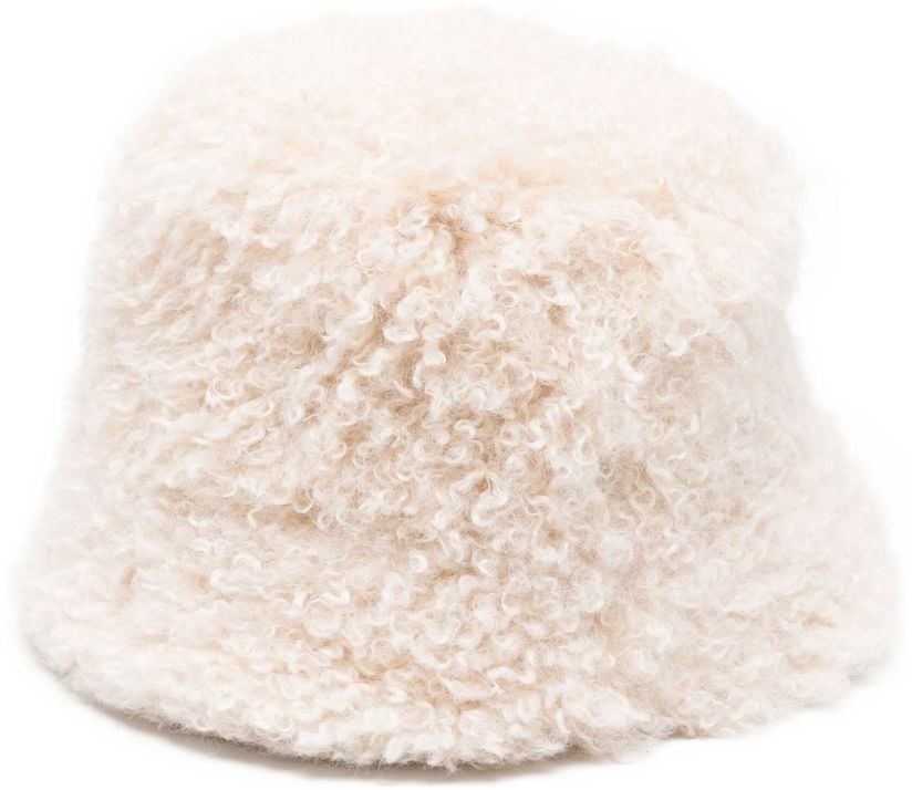 Moncler Hats Cream Wit