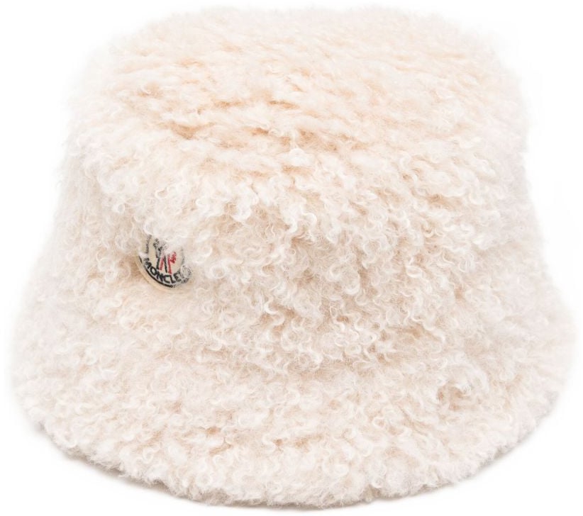 Moncler Hats Cream Wit