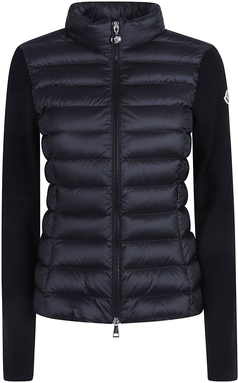 Moncler Tricot Cardigan Black Zwart