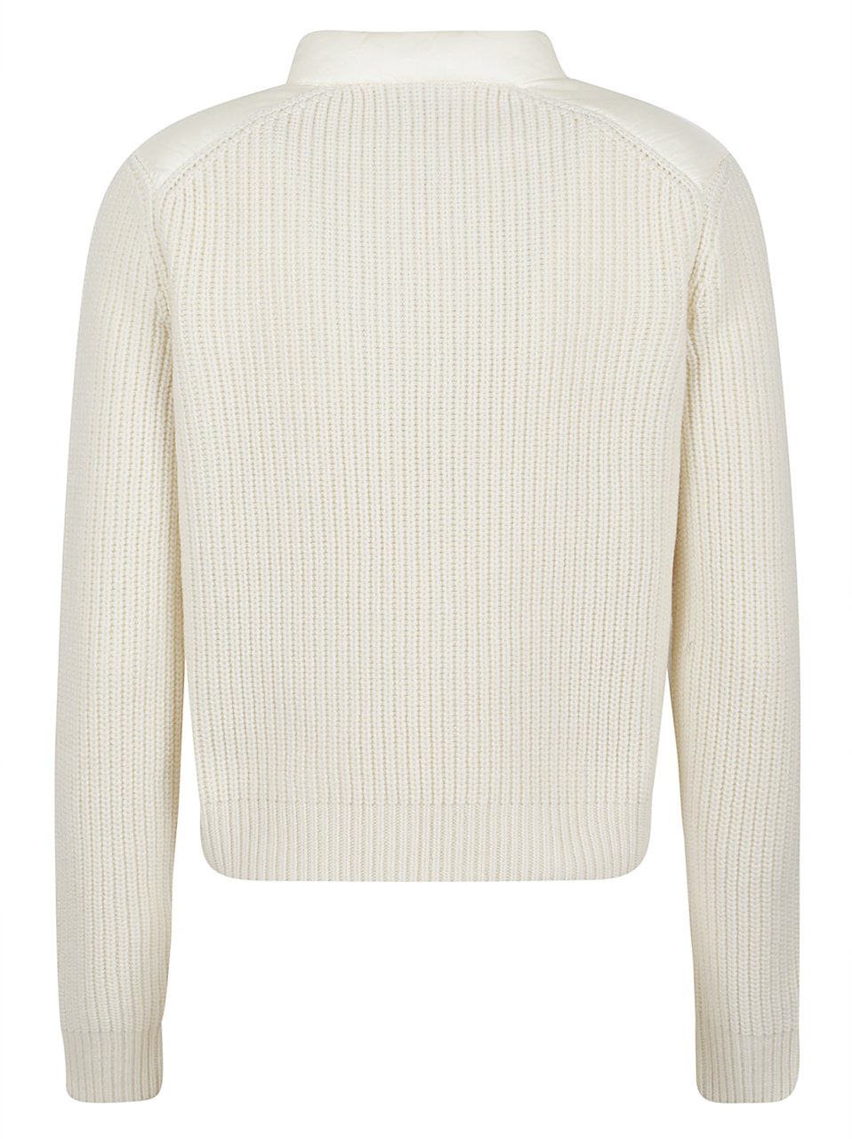 Moncler Tricot Cardigan White Wit