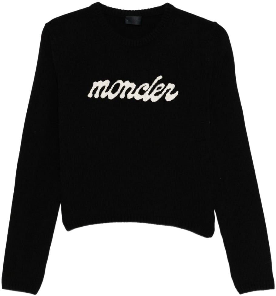 Moncler Sweaters Black Zwart